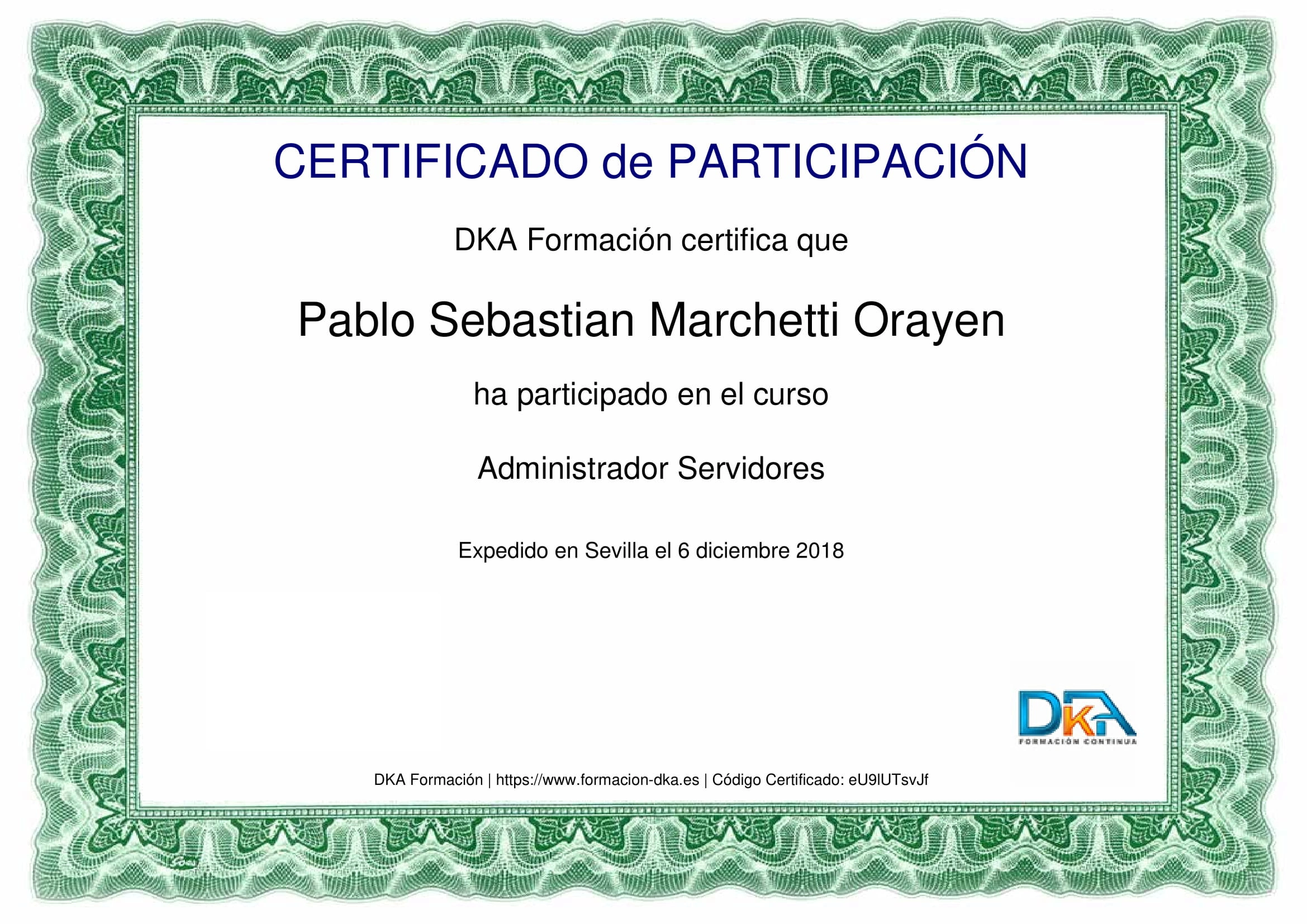 Administrador de Servidores
